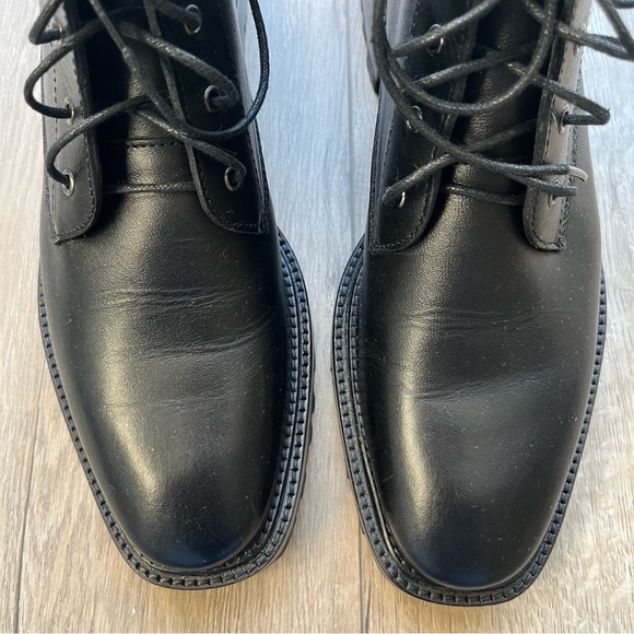 NWOT Rachel Comey Dame Leather Combat Boots with Strap - Picture 9 of 13